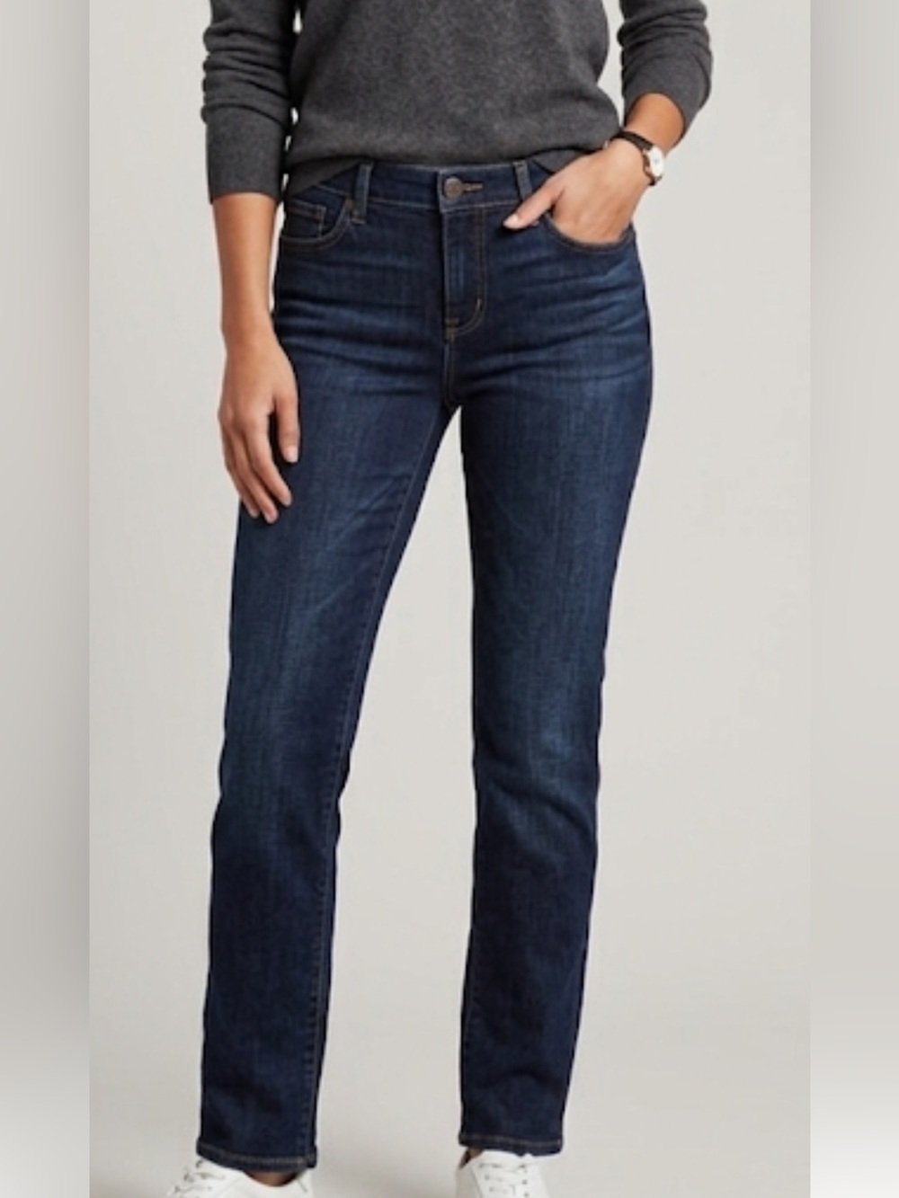 Banana Republic Indigo Girlfriend Fit Jeans Size 30 Straight Leg